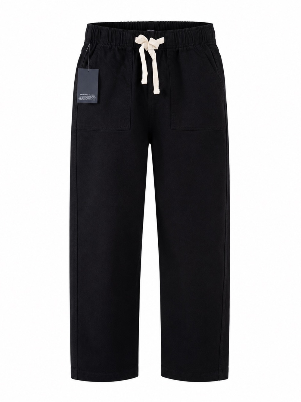 NWT GAP Women’s Pull On Barrel Pants XS Black Lyocell Blend Casual Pants